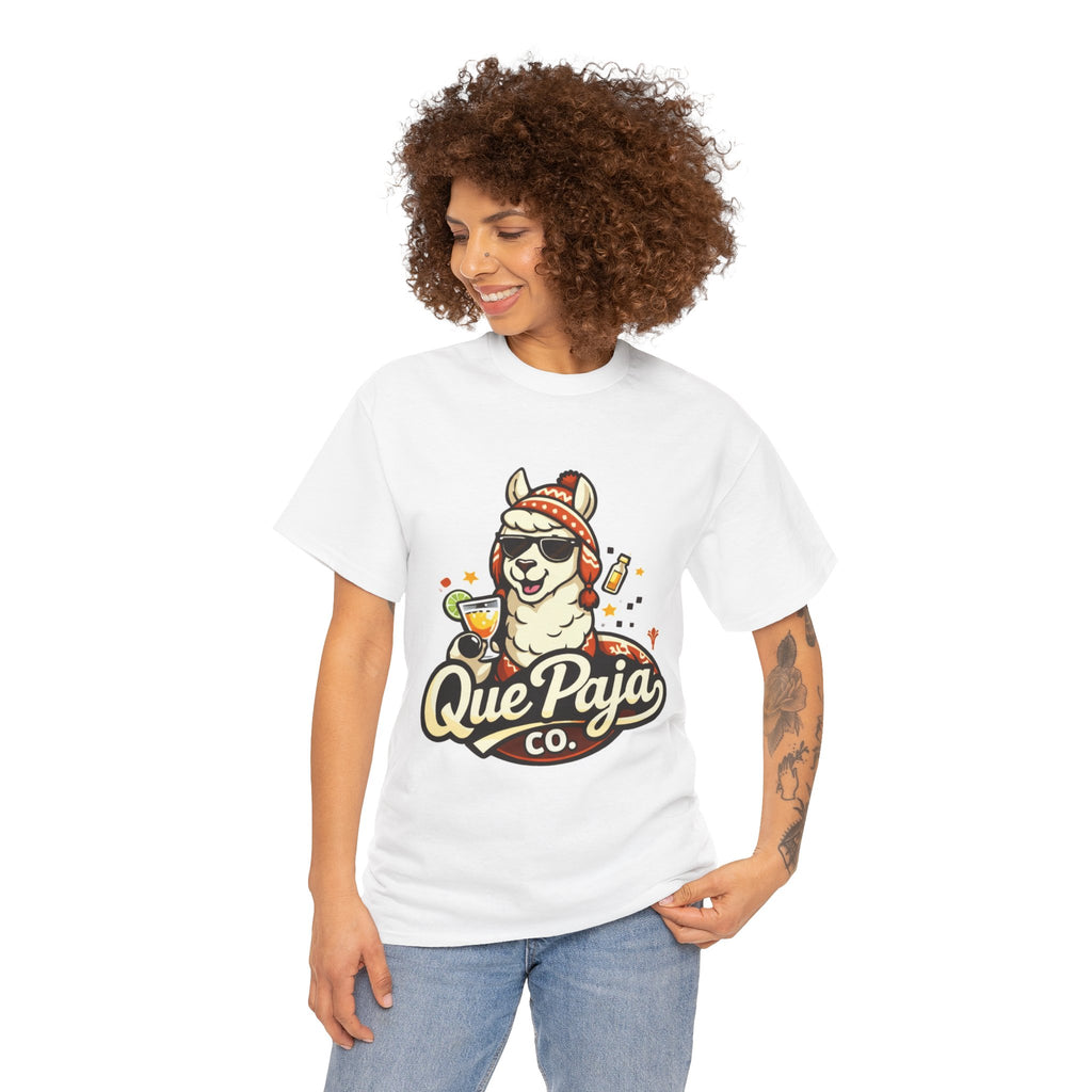Llama Party Tee — "Que Paja Co." Graphic Unisex T-Shirt