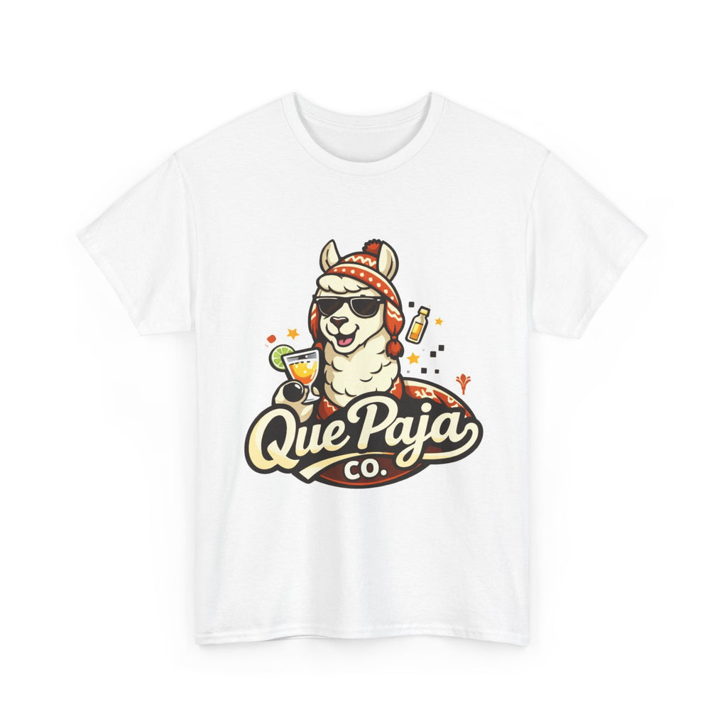 Llama Party Tee — "Que Paja Co." Graphic Unisex T-Shirt
