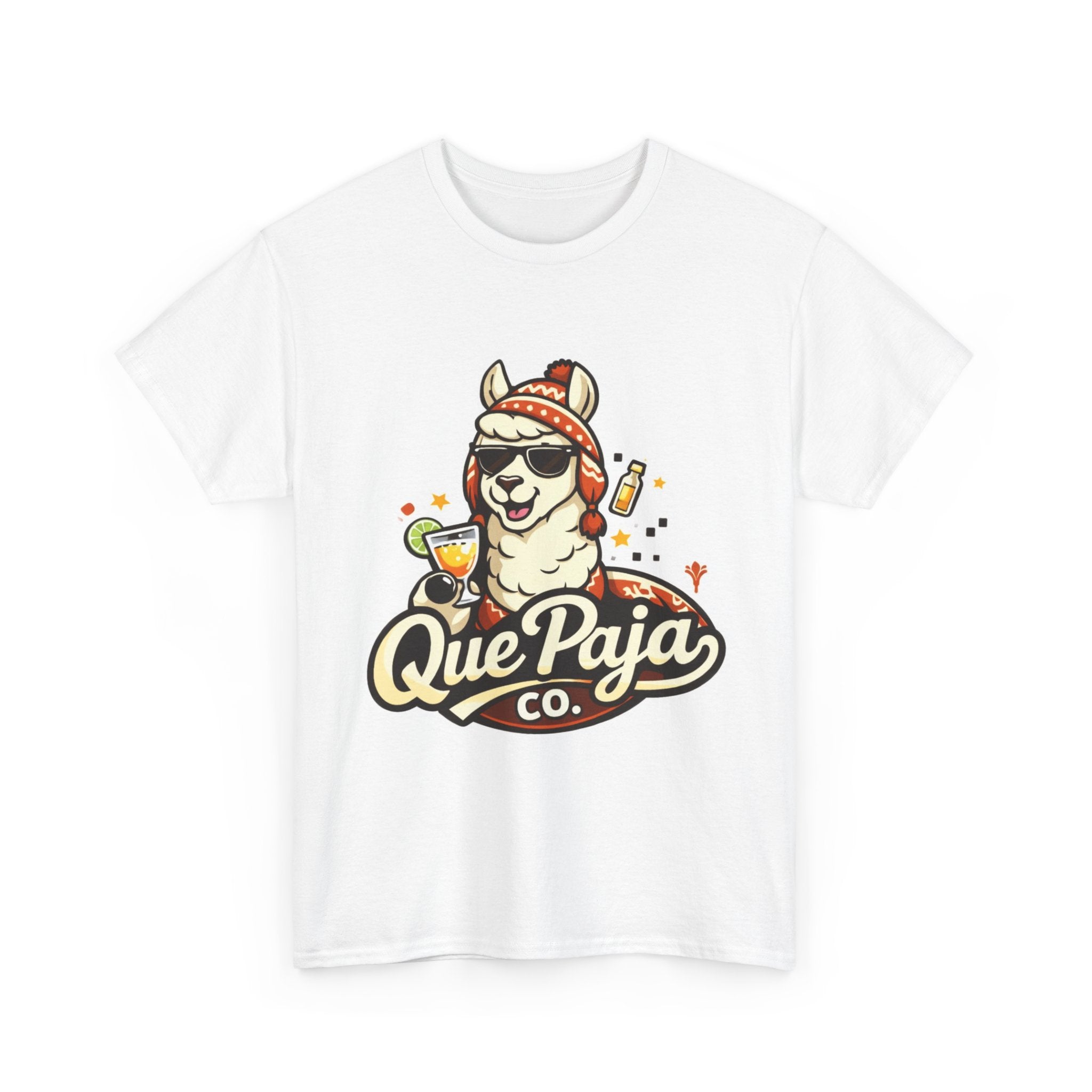 Llama Party Tee — "Que Paja Co." Graphic Unisex T-Shirt