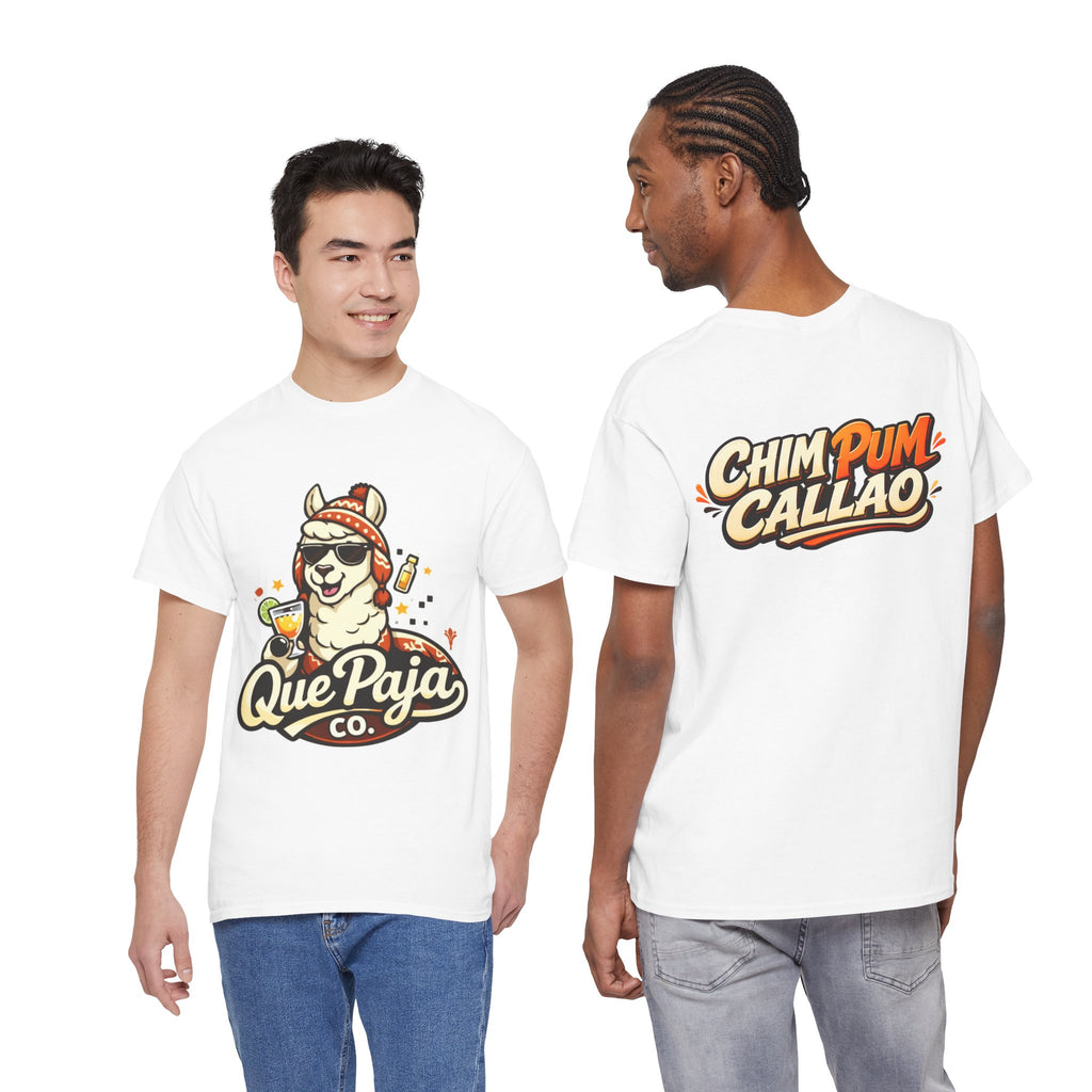 Llama Party Tee — "Que Paja Co." Graphic Unisex T-Shirt