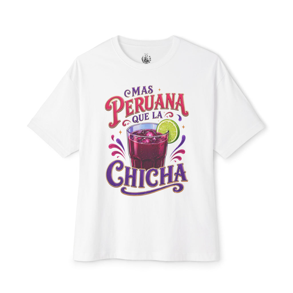 T-Shirt — 'Más Peruana Que La Chicha' Peruvian Chicha Drink Graphic Tee