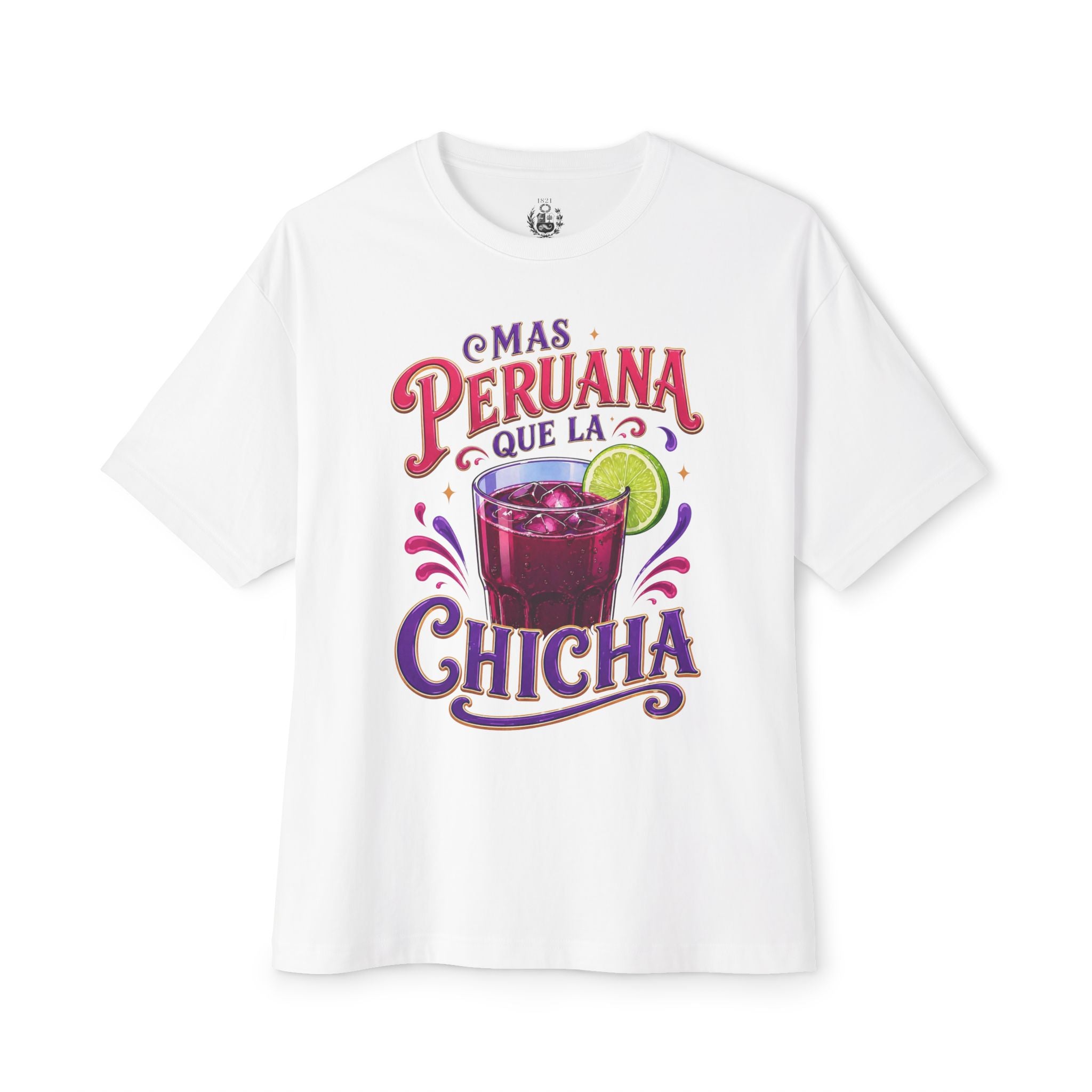 T-Shirt — 'Más Peruana Que La Chicha' Peruvian Chicha Drink Graphic Tee