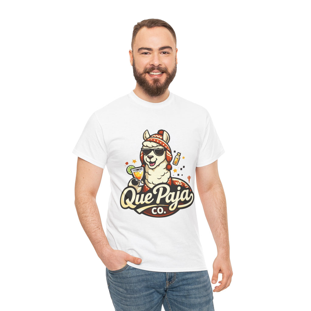 Llama Party Tee — "Que Paja Co." Graphic Unisex T-Shirt