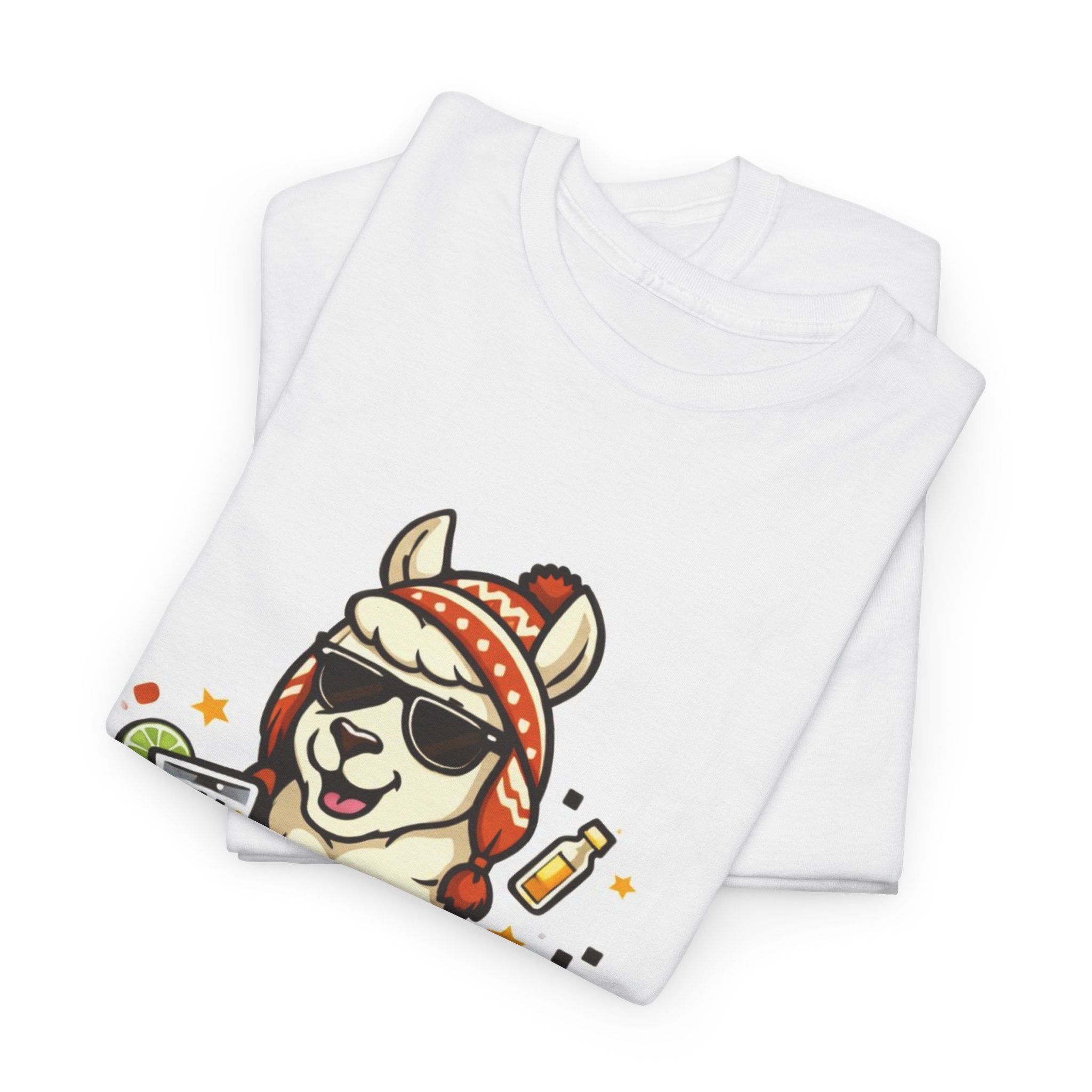 Llama Party Tee — "Que Paja Co." Graphic Unisex T-Shirt
