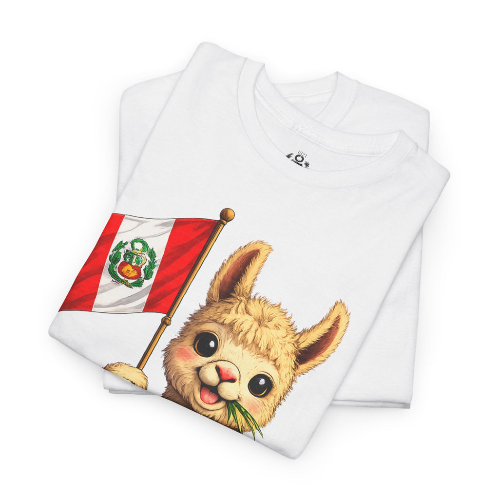 No Drama Solo Llama Peru Flag Tee