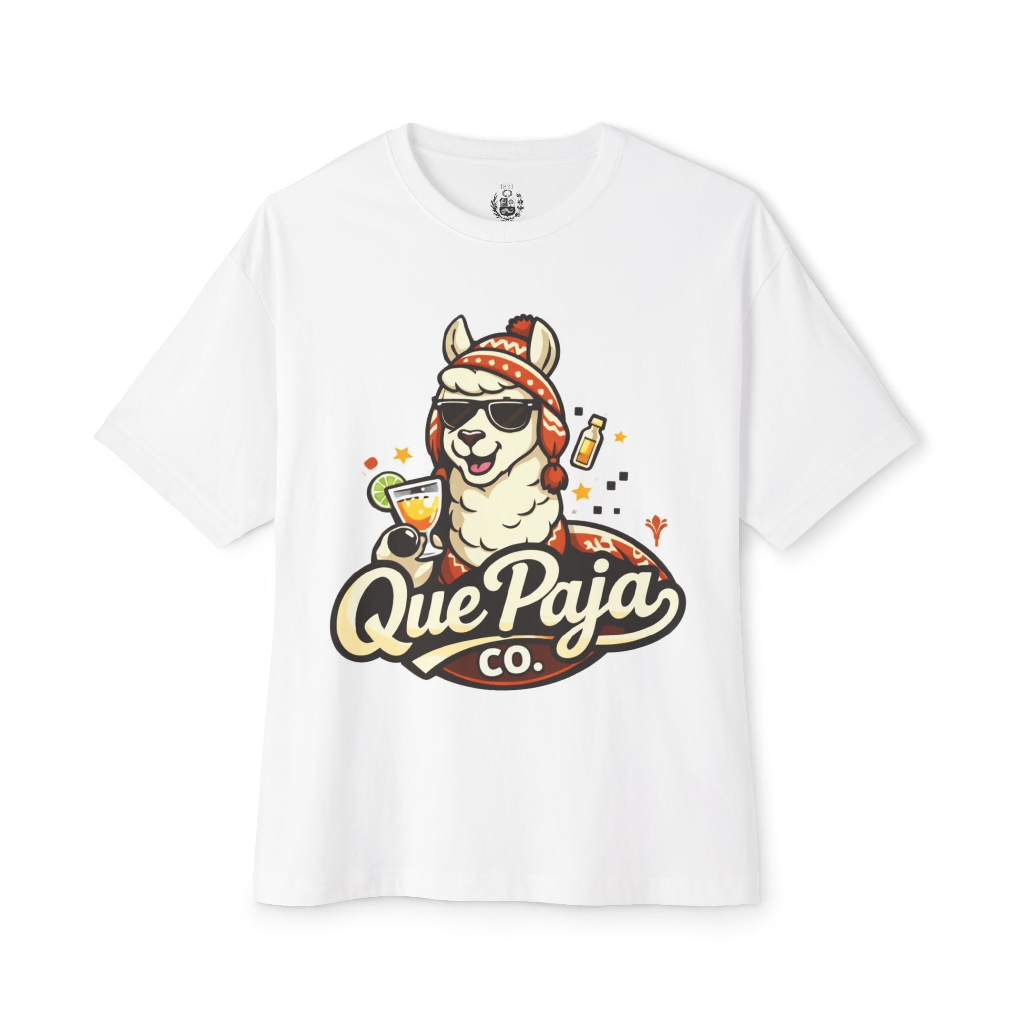 Llama Party Tee — "Que Paja Co." Graphic Unisex T-Shirt
