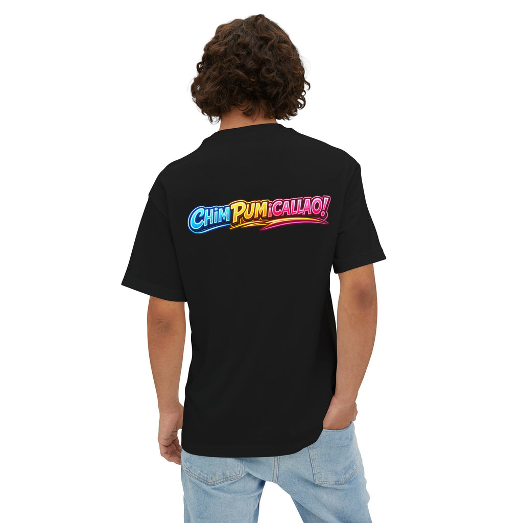 Que Paja Co. Neon Llama Tee — 'Chim Pum Callao!' Graphic Shirt
